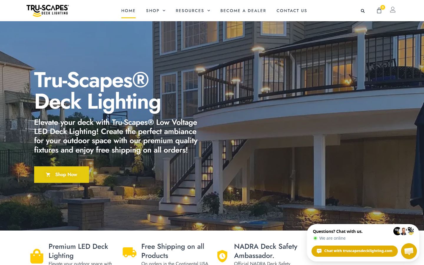 Truscapes Deck Lighting